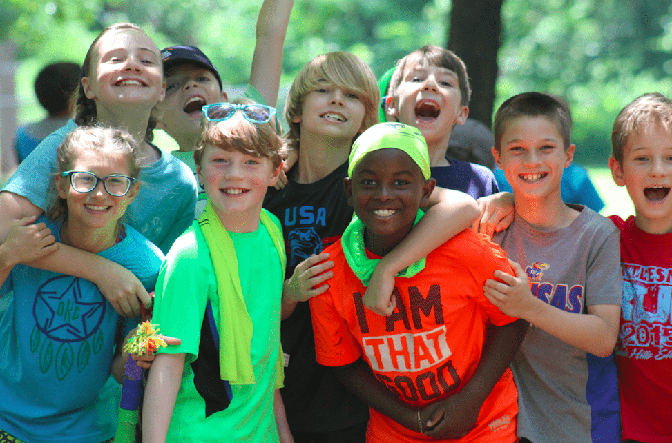 Kids at Camp Fire Heart of Oklahoma