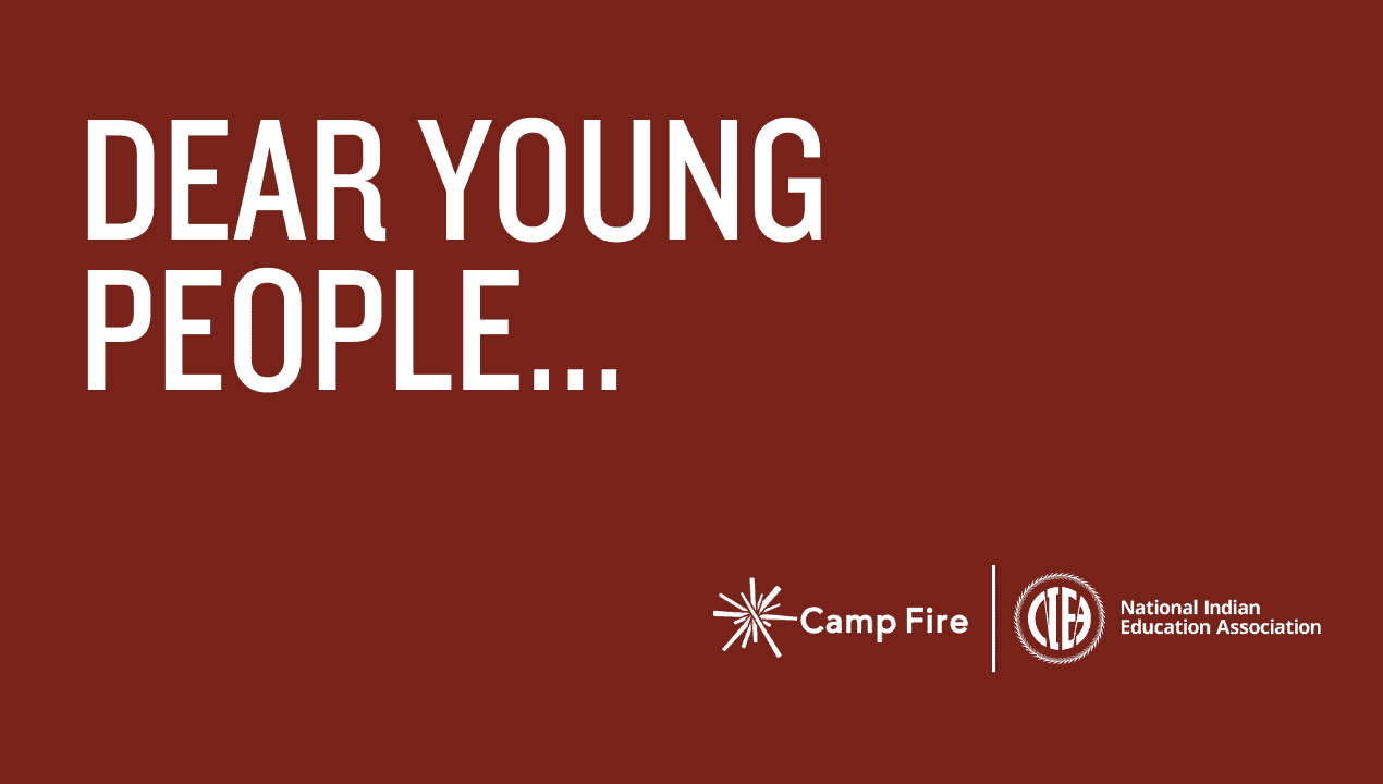 Dear young people - Camp Fire and NIEA logo